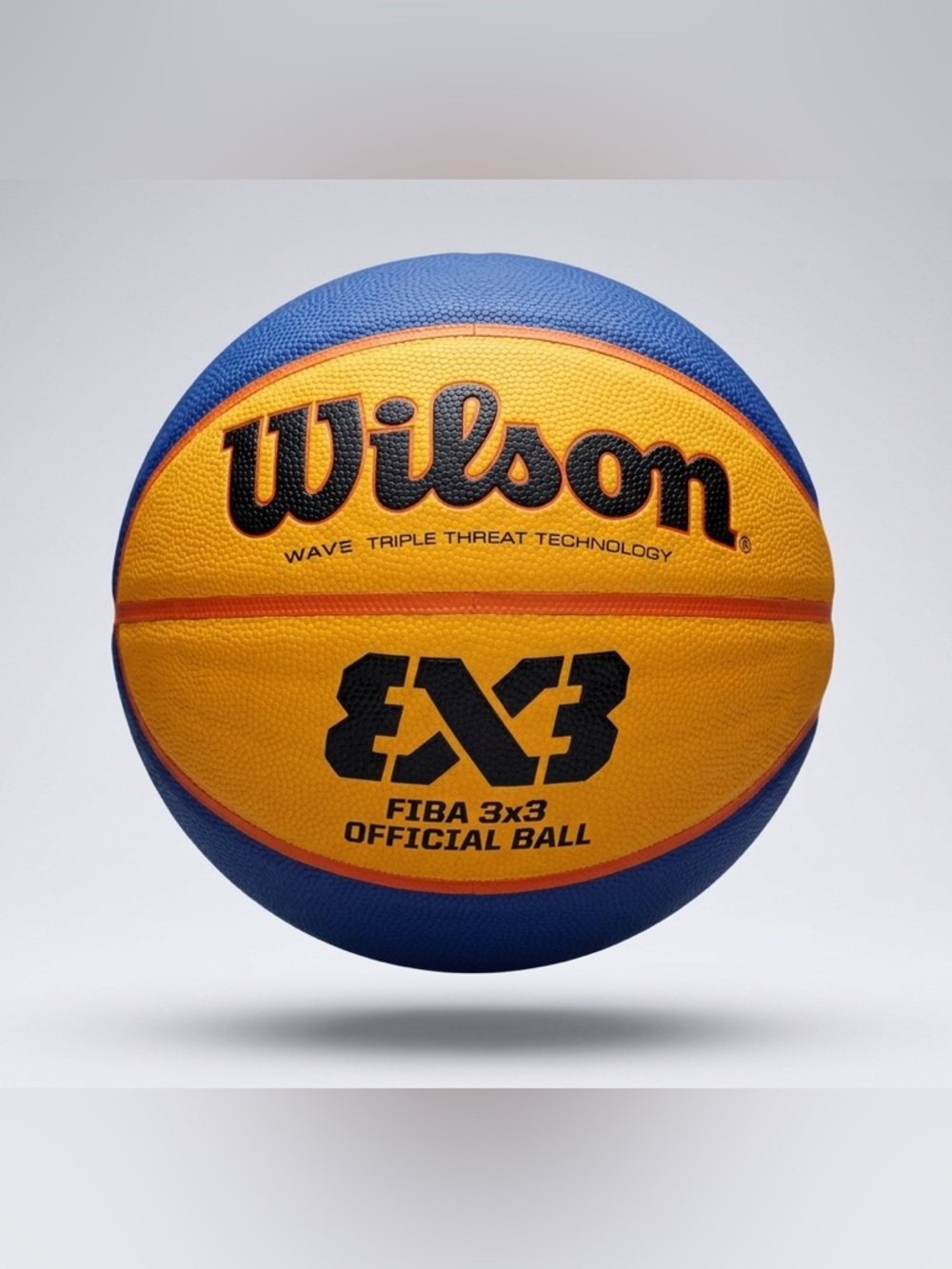 Wilson Official Game Ball FIBA 3x3 Basketball Wave Triple Threat Technology